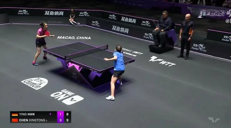 战胜, 乒乓球, 第三个裁判